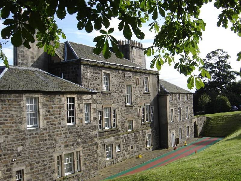 Beechwood House (Rear).jpg - The rear view of Beechwood house, the huts have been removed and replaced by an annex to the hospital.